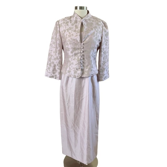 Jessica Howard Two Piece Gown Dress & Jacket Size 6 Excellent Condition - Picture 2 of 14